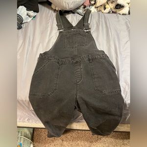 Black overalls